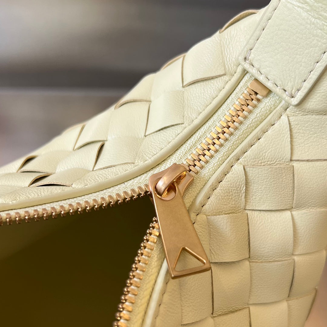 SAC WALLACE 22 EN CUIR DE VEAU CRÈME JAUNE