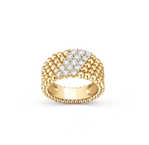 [Shinejoy]Five-row diamond ring