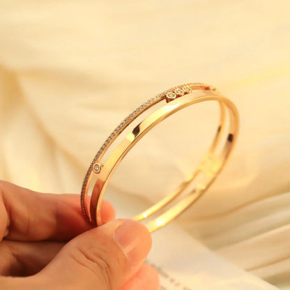 [Shinejoy]Move Romane Diamond Bangle Bracelet