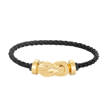 [Shinejoy]CHANCE LARGE 8 FIGURE BUCKLE NO DIAMOND BRACELET GOLD