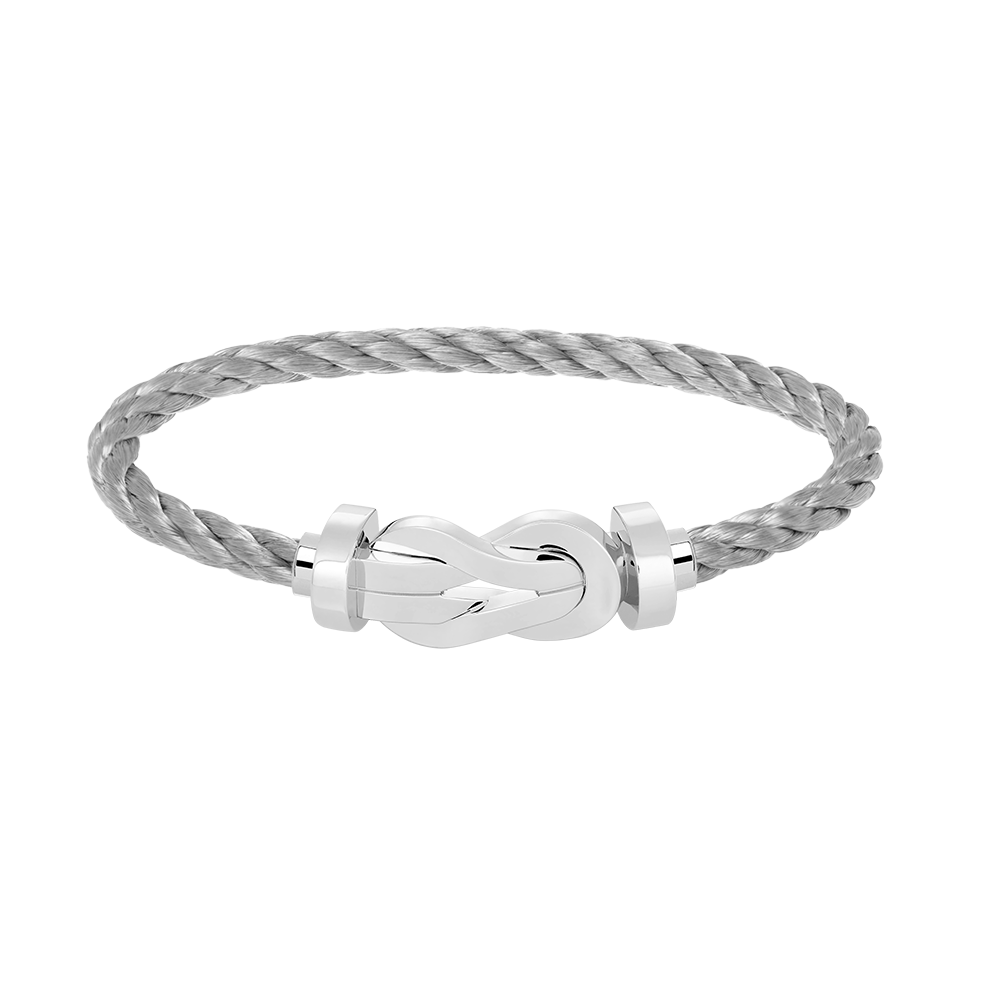 [Shinejoy]CHANCE LARGE 8 FIGURE BUCKLE NO DIAMOND BRACELET SILVER