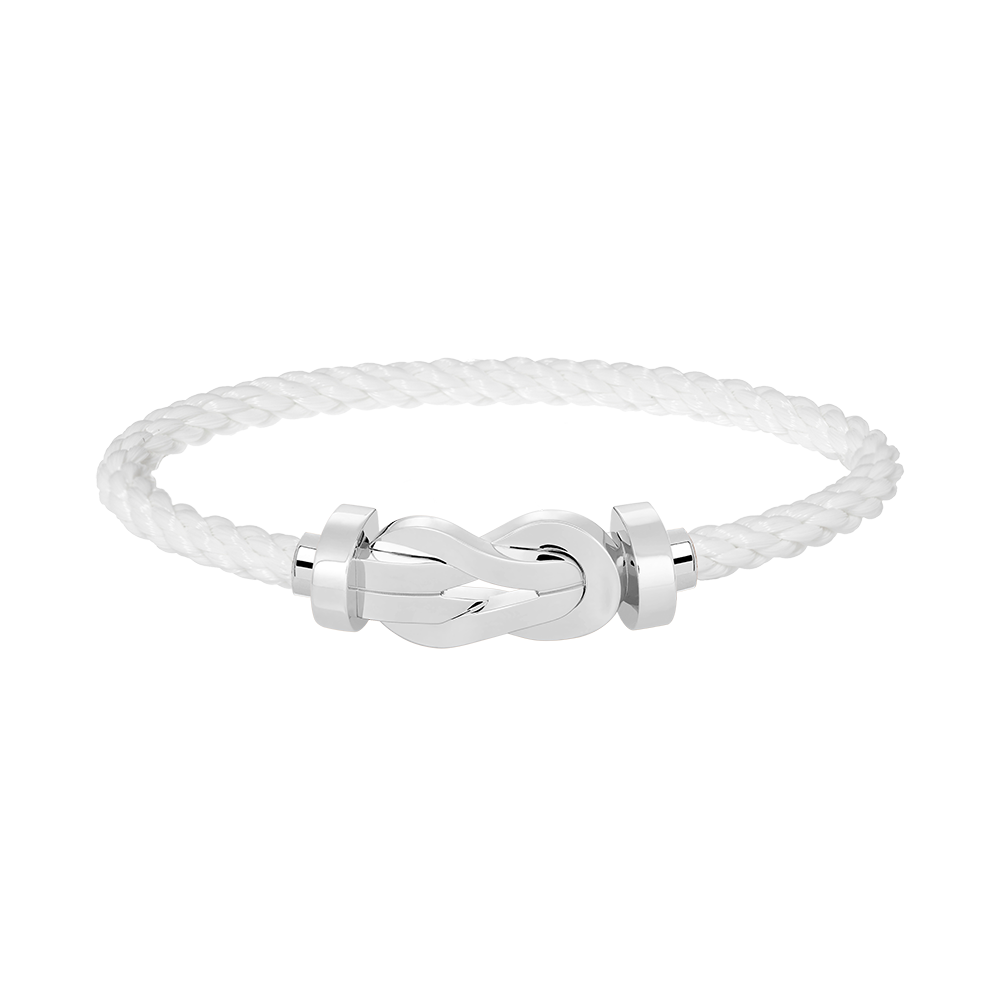 [Shinejoy]CHANCE LARGE 8 FIGURE BUCKLE NO DIAMOND BRACELET SILVER