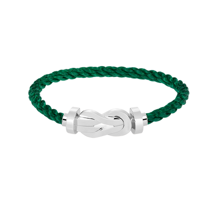 [Shinejoy]CHANCE LARGE 8 FIGURE BUCKLE NO DIAMOND BRACELET SILVER