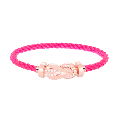 [Shinejoy]CHANCE LARGE 8 FIGURE BUCKLE HALF DIAMOND BRACELET Shinejoy GOLD