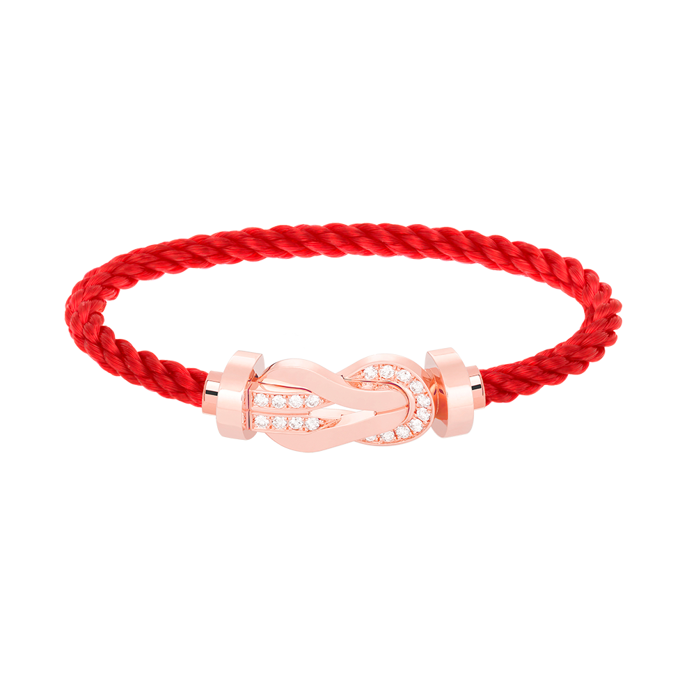[Shinejoy]CHANCE LARGE 8 FIGURE BUCKLE HALF DIAMOND BRACELET Shinejoy GOLD