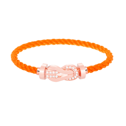 [Shinejoy]CHANCE LARGE 8 FIGURE BUCKLE HALF DIAMOND BRACELET Shinejoy GOLD