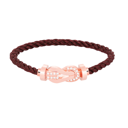 [Shinejoy]CHANCE LARGE 8 FIGURE BUCKLE HALF DIAMOND BRACELET Shinejoy GOLD