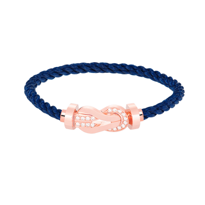 [Shinejoy]CHANCE LARGE 8 FIGURE BUCKLE HALF DIAMOND BRACELET Shinejoy GOLD