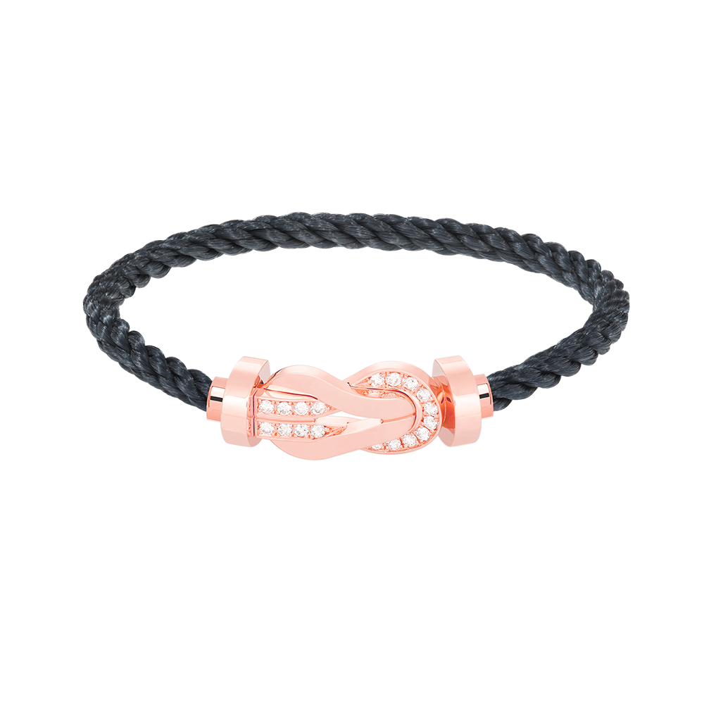[Shinejoy]CHANCE LARGE 8 FIGURE BUCKLE HALF DIAMOND BRACELET Shinejoy GOLD