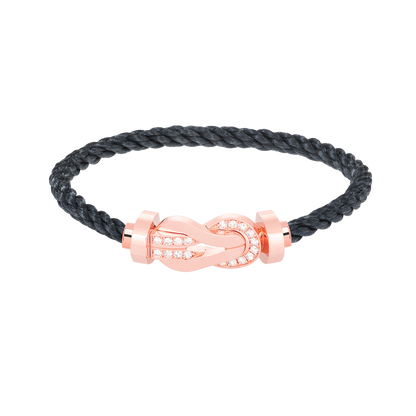 [Shinejoy]CHANCE LARGE 8 FIGURE BUCKLE HALF DIAMOND BRACELET Shinejoy GOLD