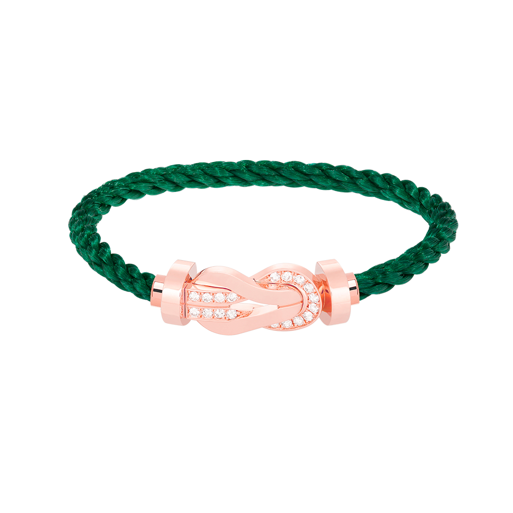 [Shinejoy]CHANCE LARGE 8 FIGURE BUCKLE HALF DIAMOND BRACELET Shinejoy GOLD