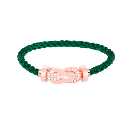 [Shinejoy]CHANCE LARGE 8 FIGURE BUCKLE HALF DIAMOND BRACELET Shinejoy GOLD