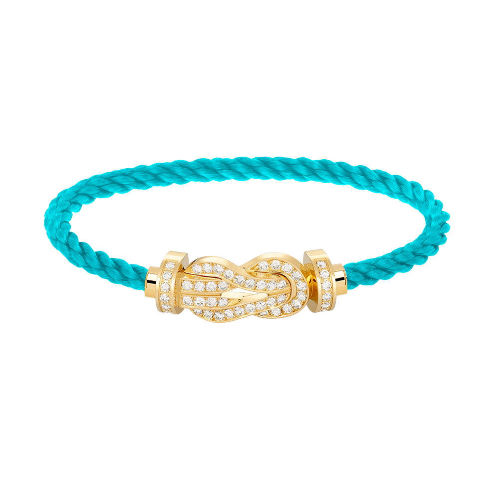 [Shinejoy]CHANCE LARGE 8 FIGURE BUCKLE FULLDIAMOND BRACELET GOLD