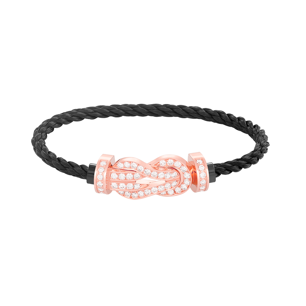 [Shinejoy]CHANCE LARGE 8 FIGURE BUCKLE FULL DIAMOND BRACELET Shinejoy GOLD