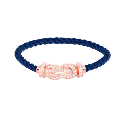 [Shinejoy]CHANCE LARGE 8 FIGURE BUCKLE FULL DIAMOND BRACELET Shinejoy GOLD