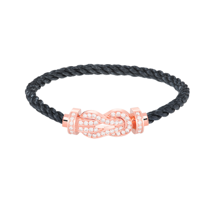 [Shinejoy]CHANCE LARGE 8 FIGURE BUCKLE FULL DIAMOND BRACELET Shinejoy GOLD