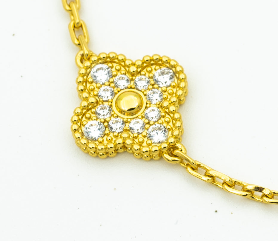 [Shinejoy] CLOVER 5 MOTIF LASER BRACELET COLLECTION