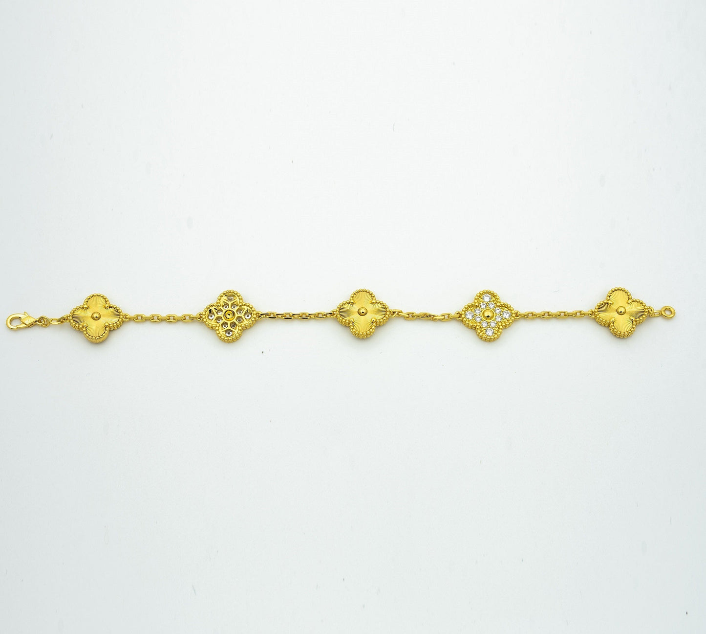 [Shinejoy] CLOVER 5 MOTIF LASER BRACELET COLLECTION