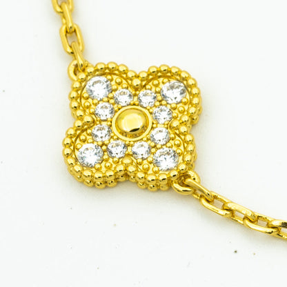 [Shinejoy] CLOVER 5 MOTIF LASER BRACELET COLLECTION