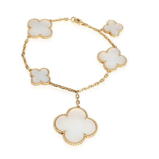 [Shinejoy]MAGIC CLOVER MOP GOLD BRACELET 5 MOTIFS