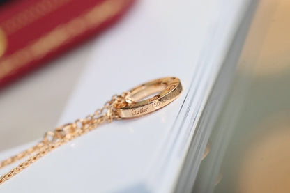 [Shinejoy]LOVE NECKLACE ADJUSTABLE Shinejoy GOLD 2 DIAMOND