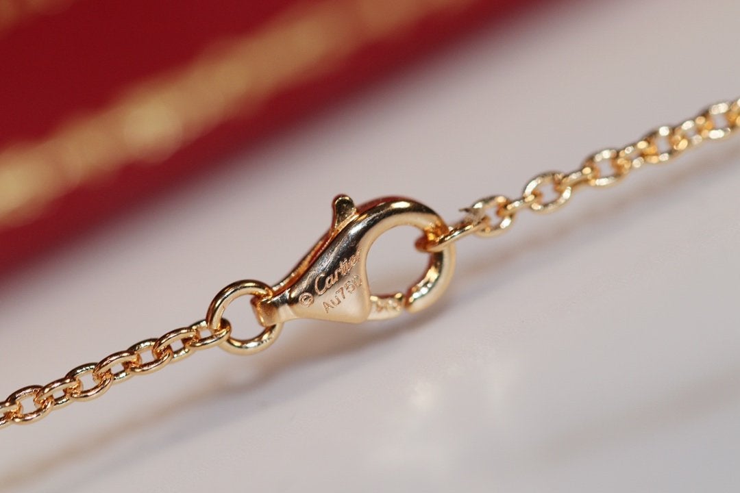 [Shinejoy]LOVE NECKLACE PINK GOLD AND SILVER