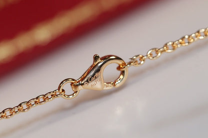 [Shinejoy]LOVE NECKLACE PINK GOLD AND SILVER