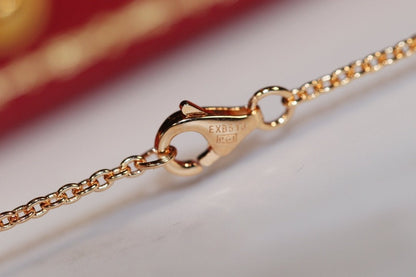 [Shinejoy]LOVE NECKLACE PINK GOLD AND SILVER