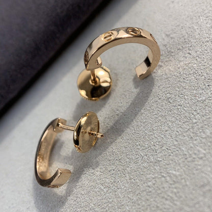 [Shinejoy]LOVE EARRINGS 2.65MM PINK GOLD