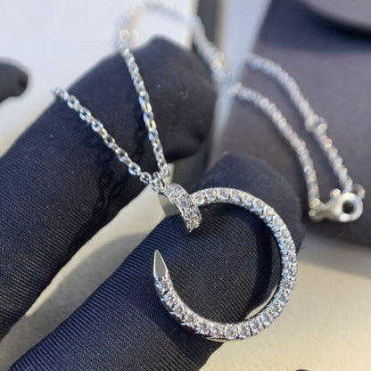 [Shinejoy]JUSTE NECKLACE SILVER DIAMONDS