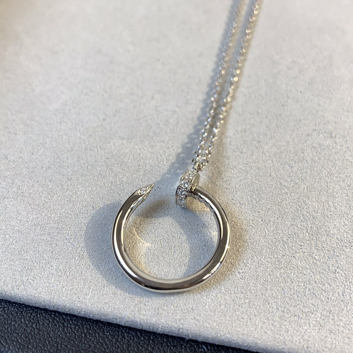 [Shinejoy]JUSTE NECKLACE SILVER