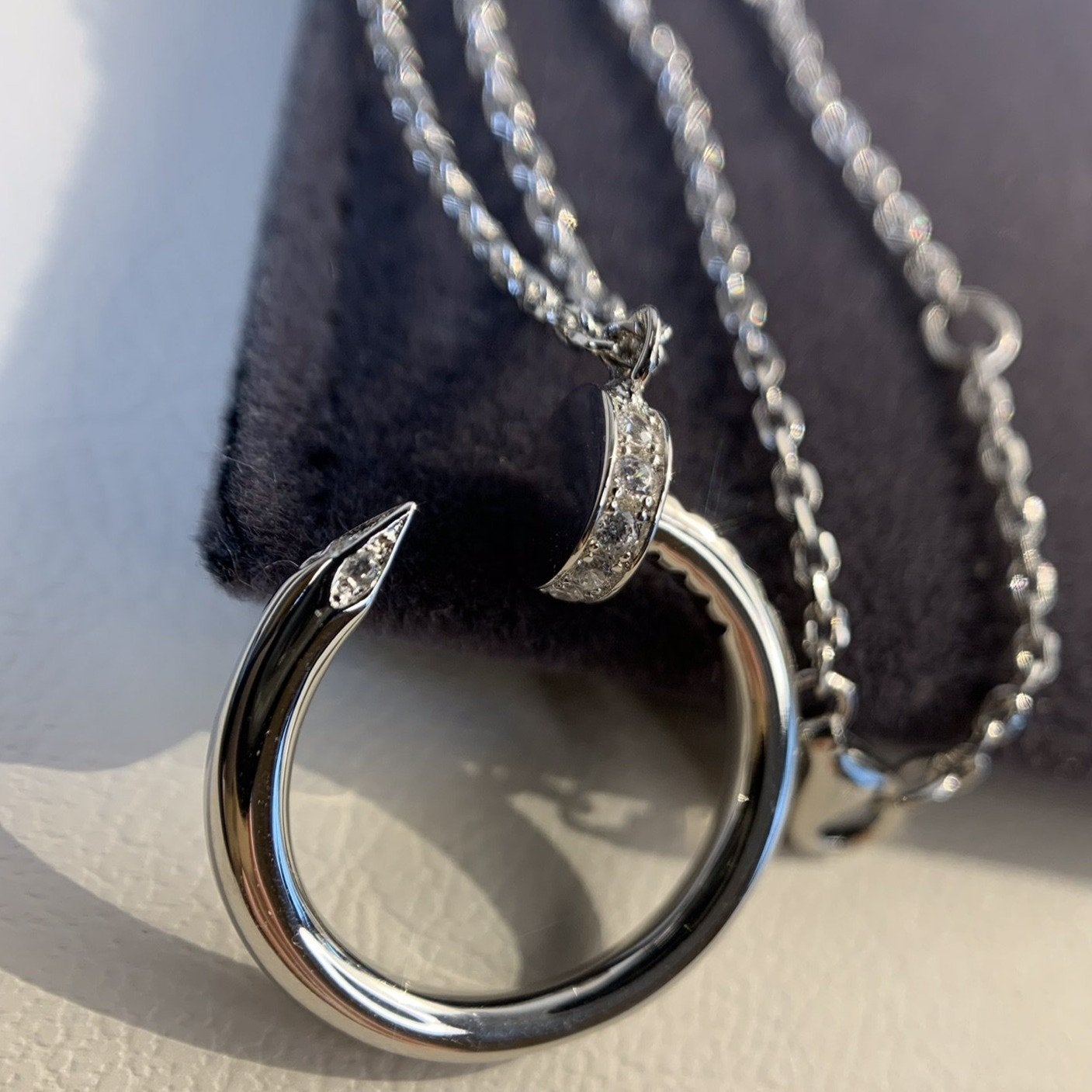 [Shinejoy]JUSTE NECKLACE SILVER