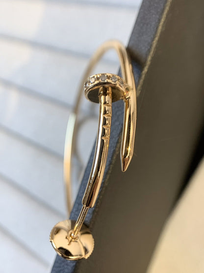 [Shinejoy]JUSTE EARRINGS GOLD DIAMONDS 1.8MM