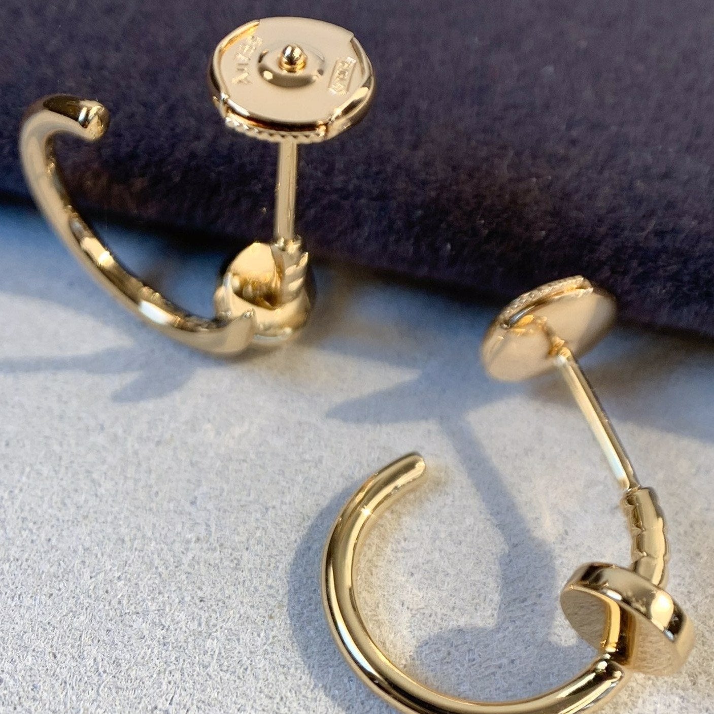 [Shinejoy]JUSTE EARRINGS PINK GOLD