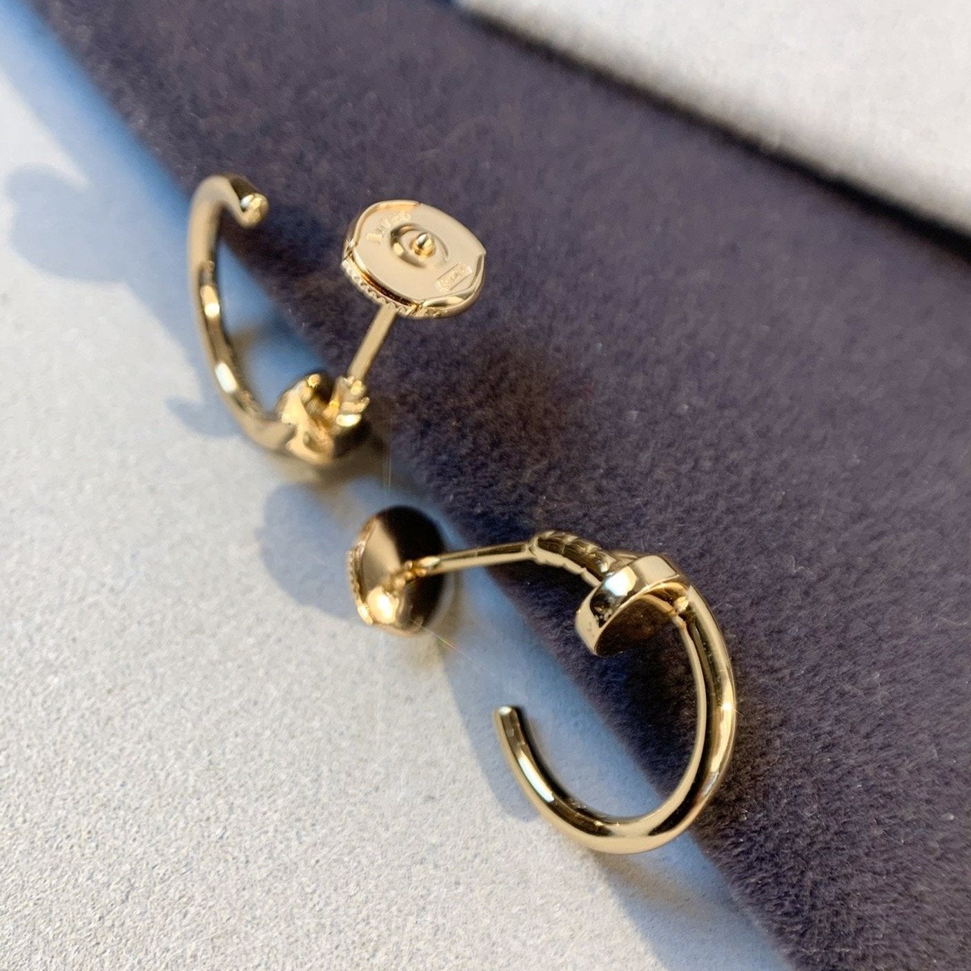 [Shinejoy]JUSTE EARRINGS PINK GOLD