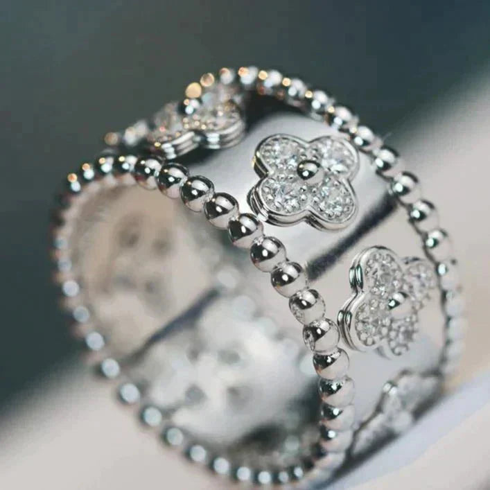[Shinejoy]CLOVER KALEIDOSCOPE RING 10MM