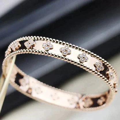 [Shinejoy]CLOVER BRACELET 8MM DIAMONDS
