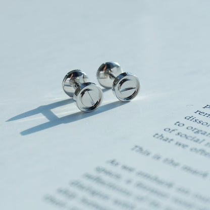 [Shinejoy]LOVE EARRINGS SILVER 10MM