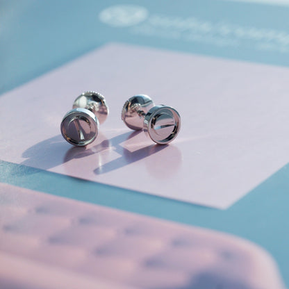 [Shinejoy]LOVE EARRINGS SILVER 10MM