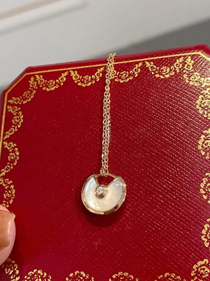 [Shinejoy]AMULETTE Shinejoy GOLD MOP NECKLACE