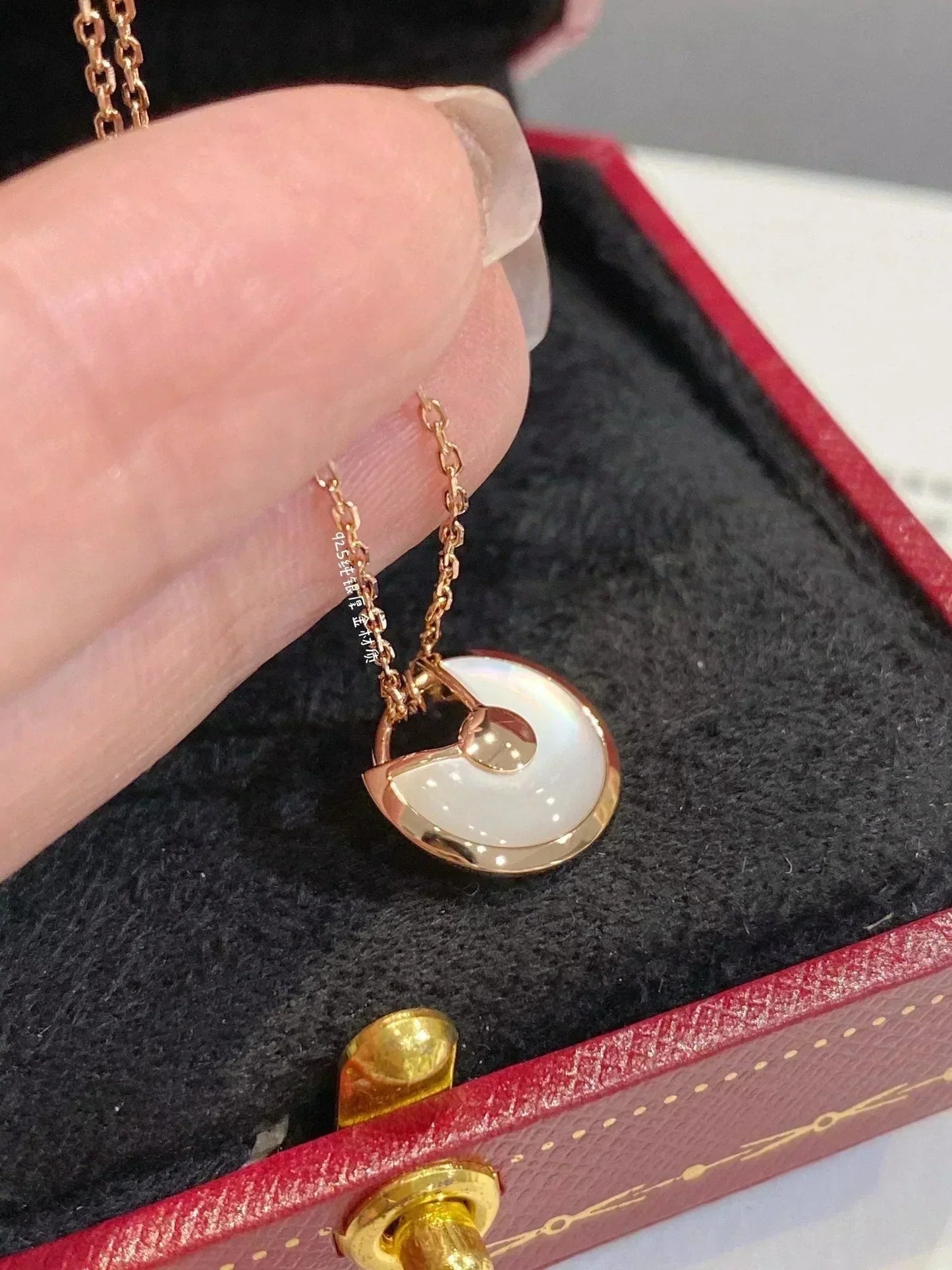 [Shinejoy]AMULETTE Shinejoy GOLD MOP NECKLACE