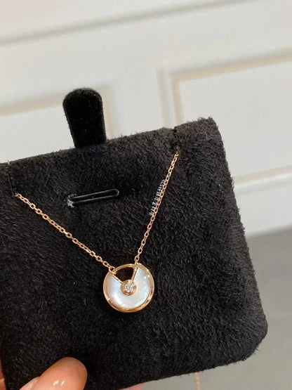 [Shinejoy]AMULETTE Shinejoy GOLD MOP NECKLACE