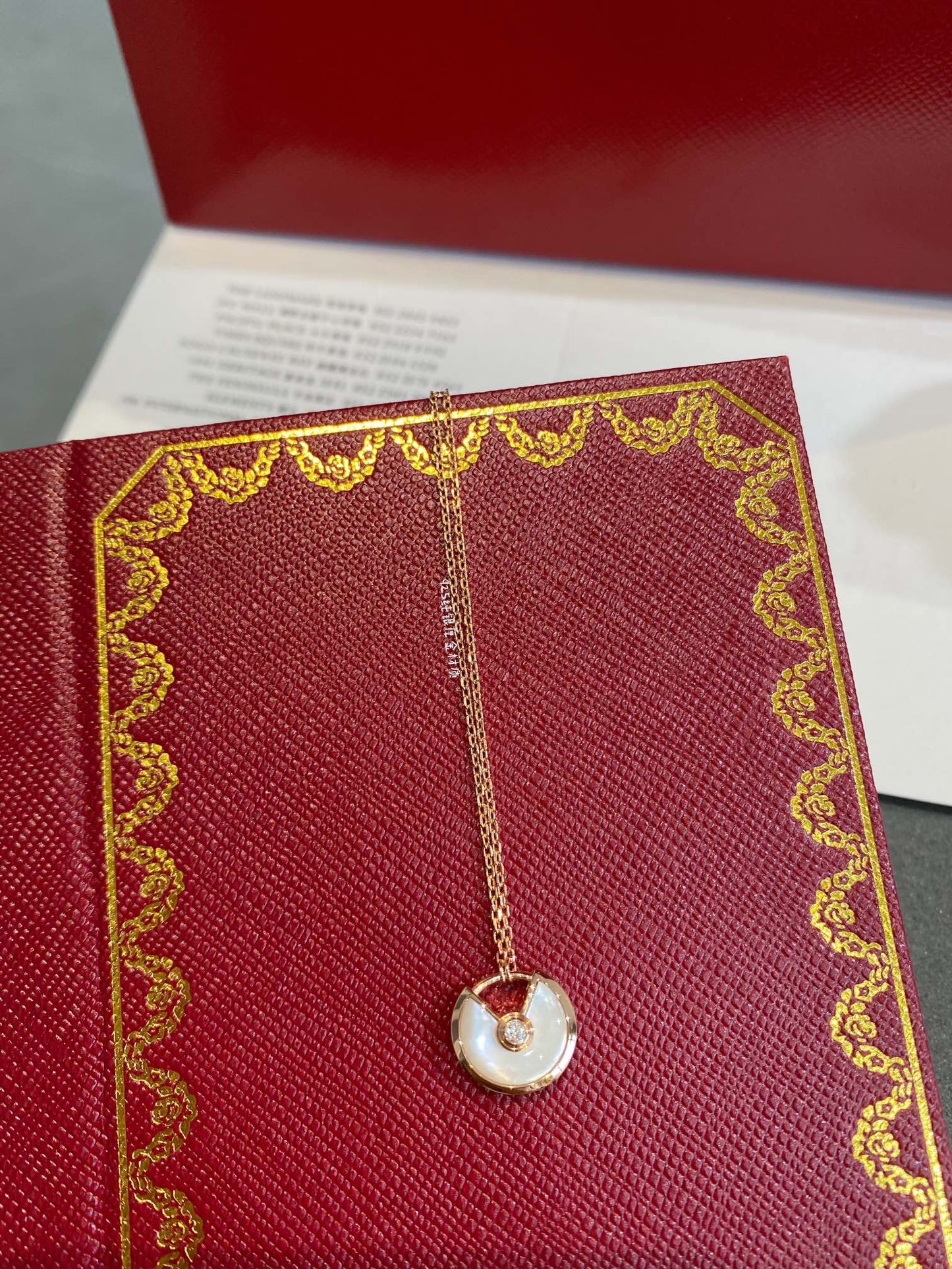 [Shinejoy]AMULETTE Shinejoy GOLD MOP NECKLACE