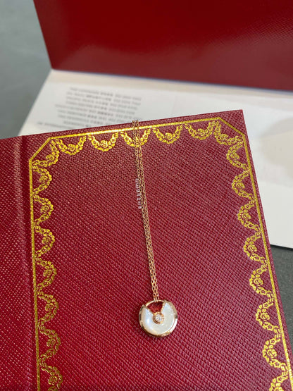 [Shinejoy]AMULETTE Shinejoy GOLD MOP NECKLACE