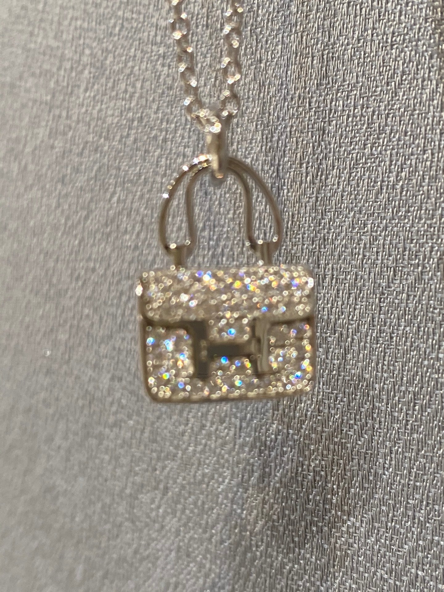 [Shinejoy]CONSTANCE PEDANT DIAMOND NECKLACE