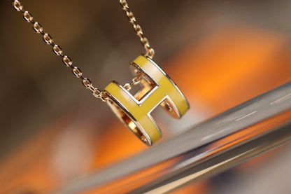 [Shinejoy]POP H PEDANT PINK GOLD