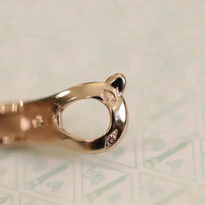[Shinejoy]CLOVER MEDIUM 1 MOTIFS FUll DIAMOND EARRINGS