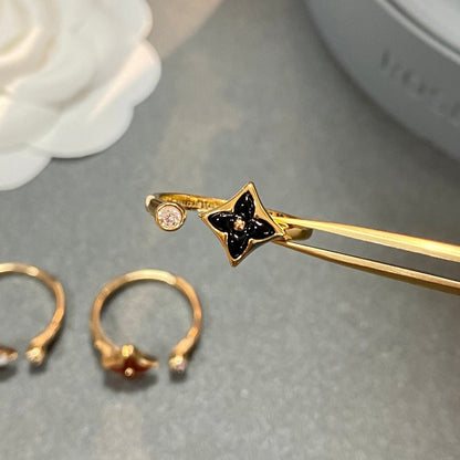 [Shinejoy]STAR 1 DIAMOND OPEN RING