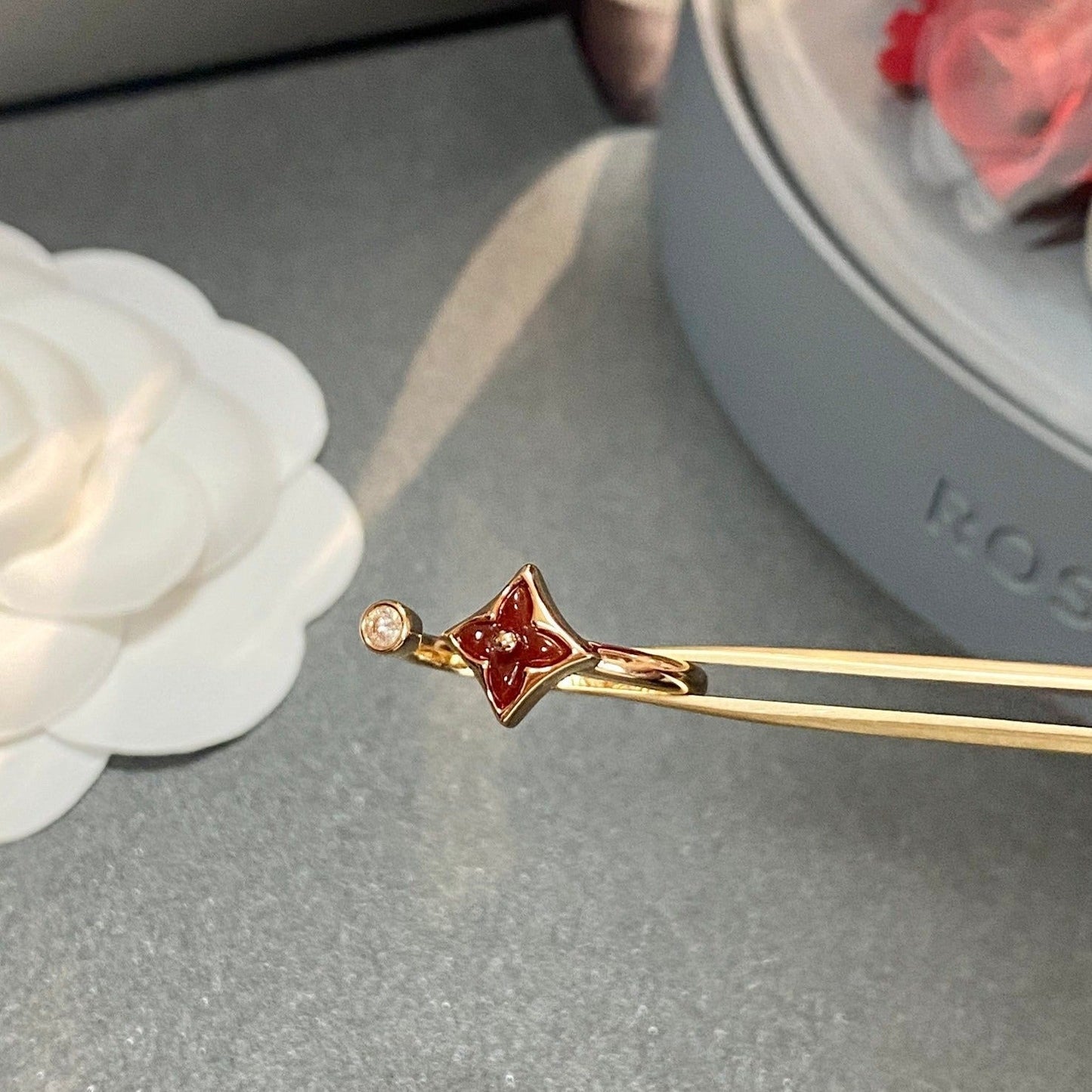 [Shinejoy]STAR 1 DIAMOND OPEN RING