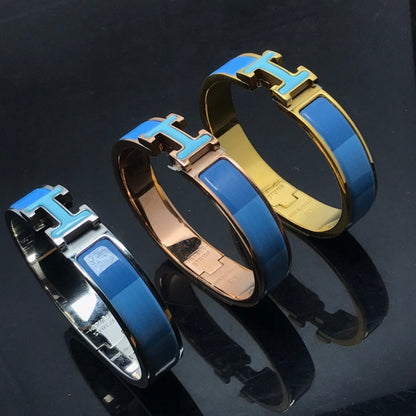 [Shinejoy]H BRACELET BLUE RAINBOW CERAMIC